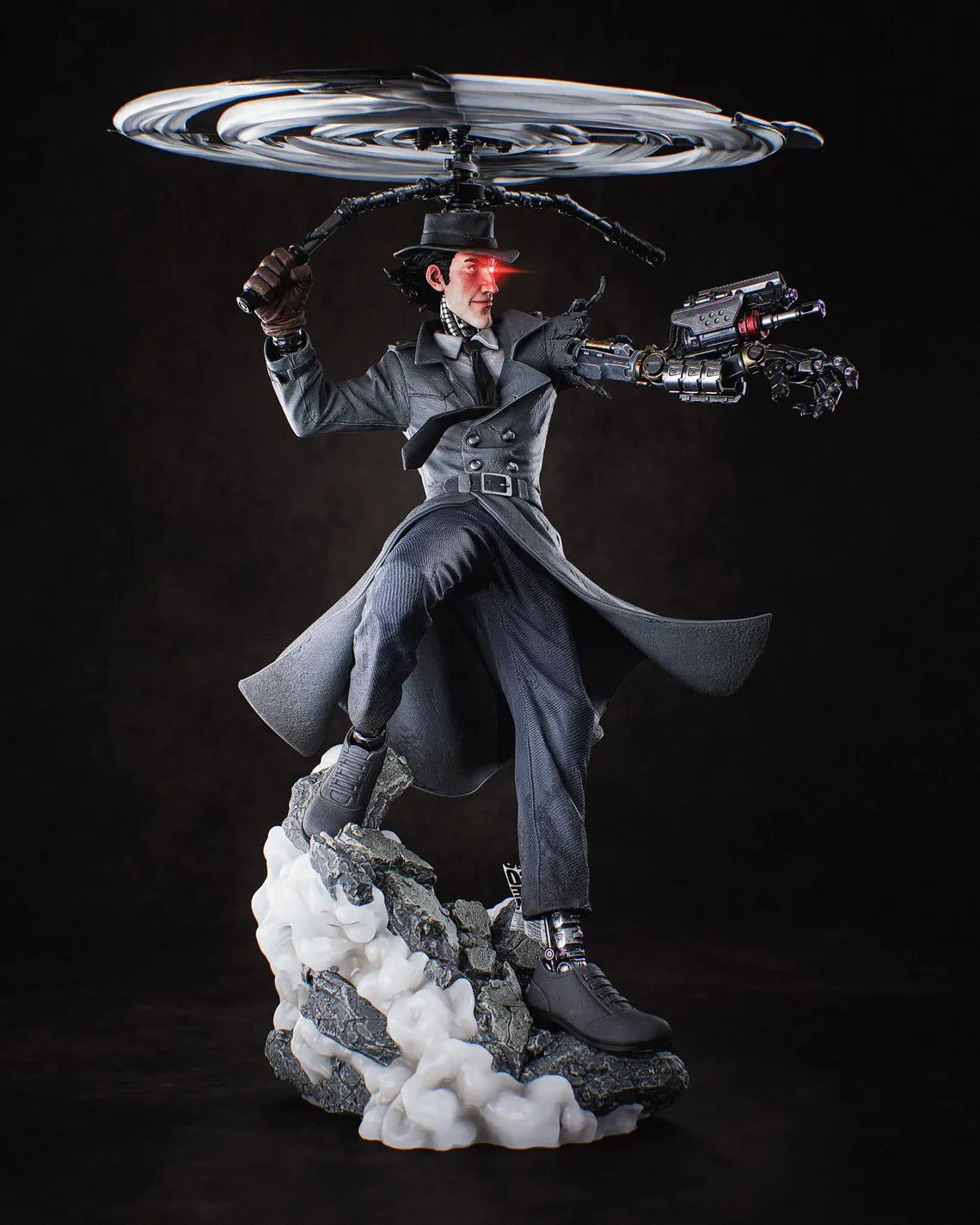 Estátua Colecionador - Inspetor Gadget