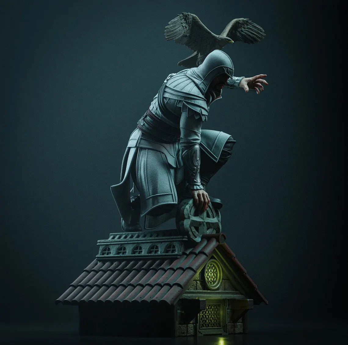 Estátua Colecionador - Ezio Auditore - Assassin's Creed