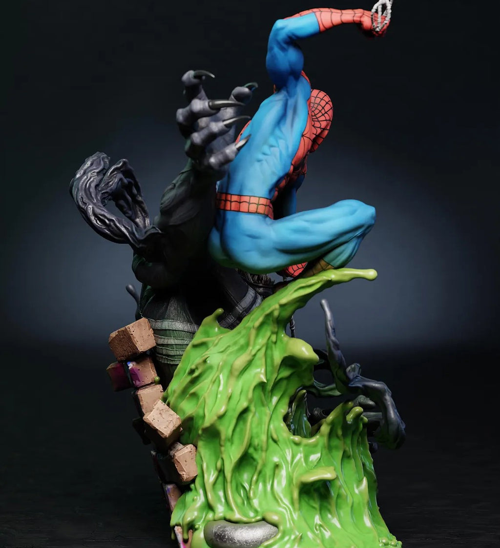 Estátua Colecionador - Spider-Man vs Venom