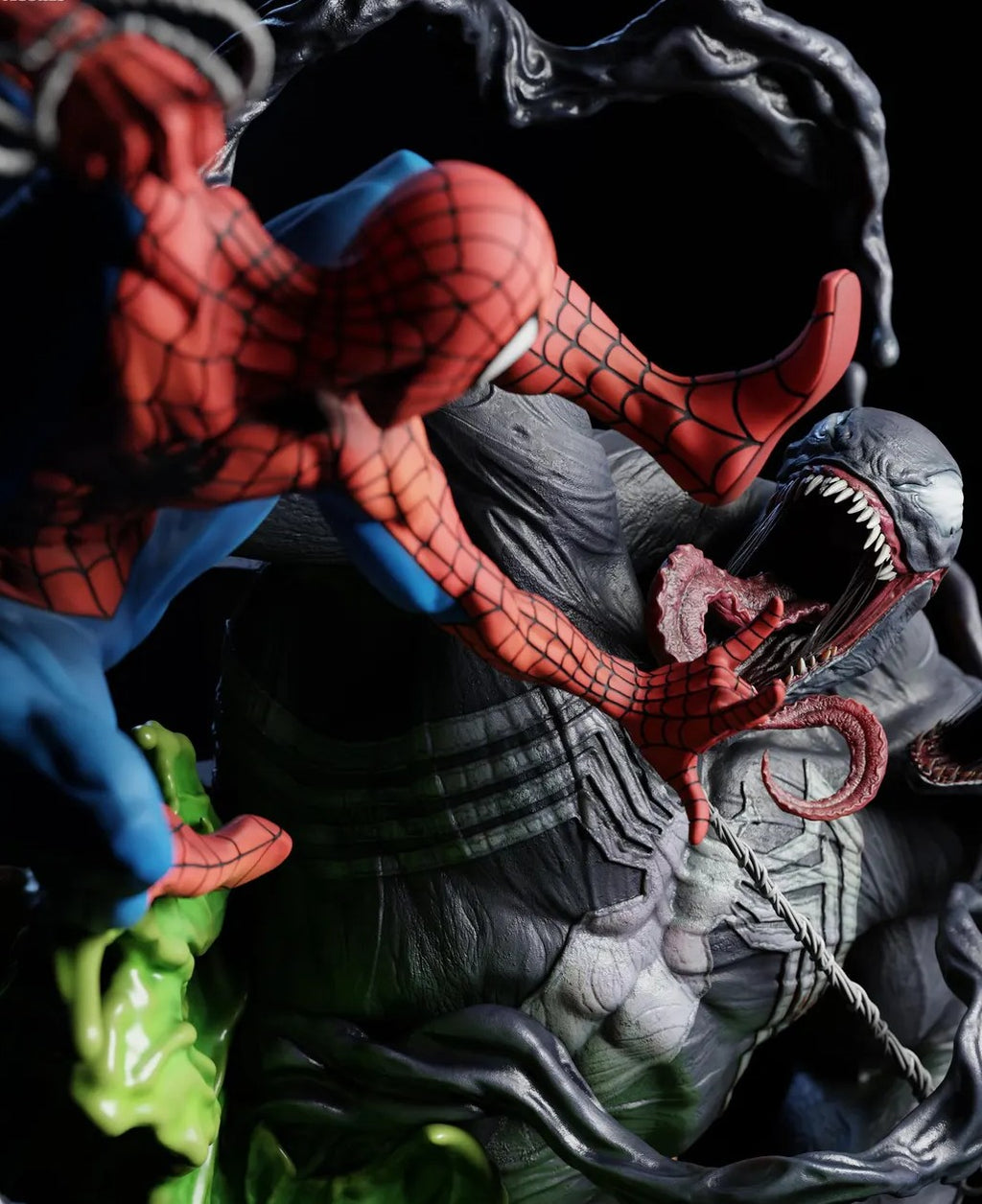 Estátua Colecionador - Spider-Man vs Venom