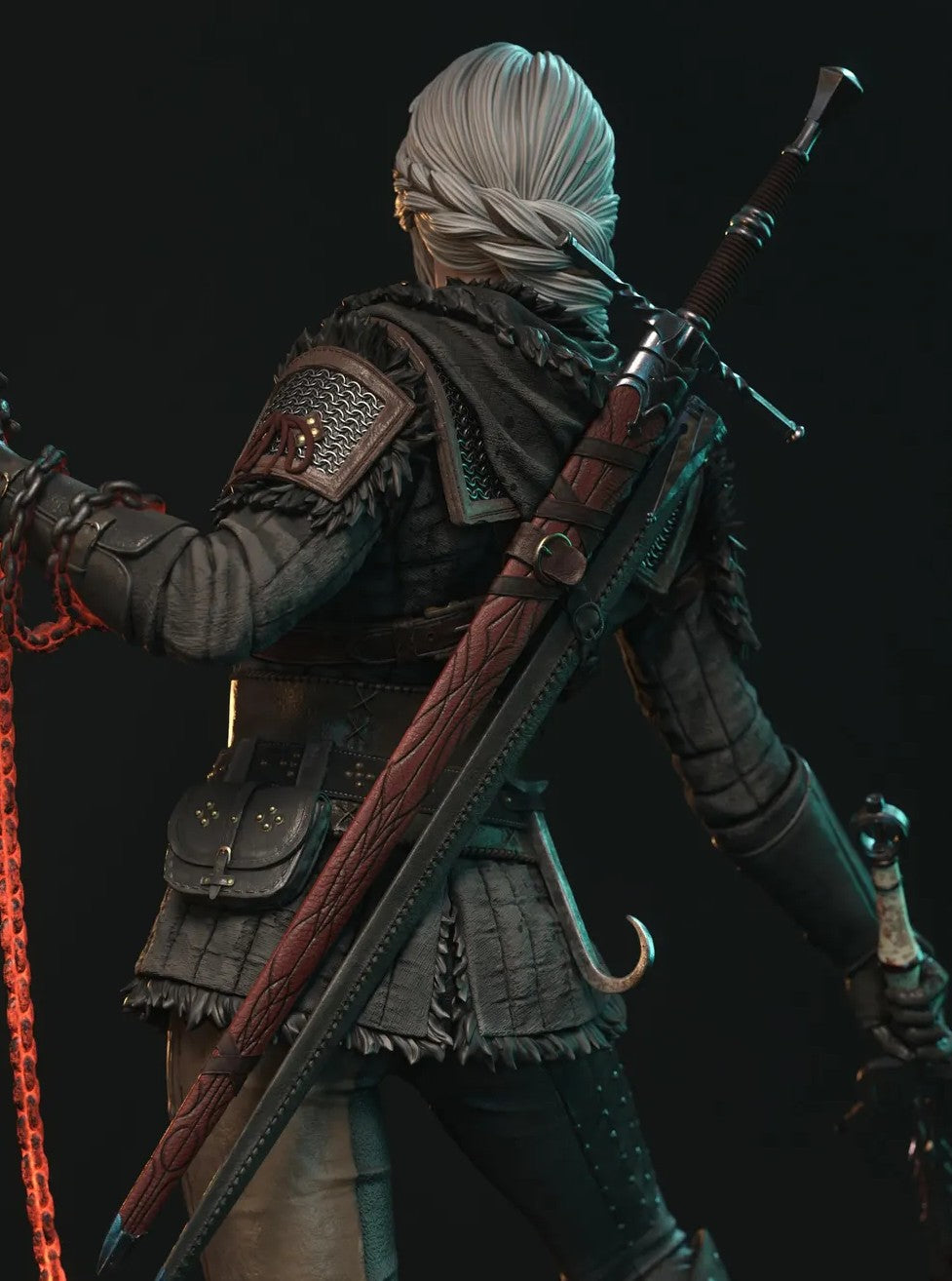 Estátua Colecionador - Ciri The Witcher