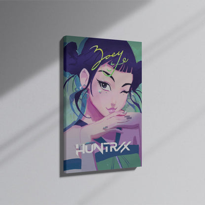 Arte de parede KPop Demon Hunters - Huntrix