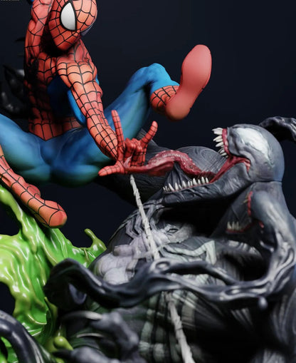 Estátua Colecionador - Spider-Man vs Venom