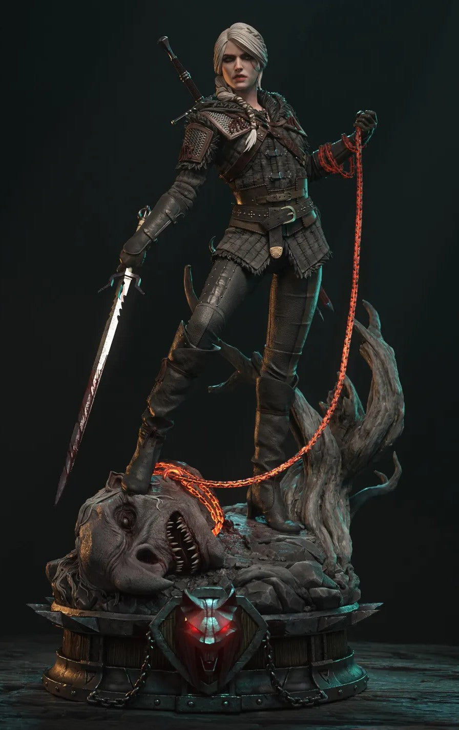 Estátua Colecionador - Ciri The Witcher