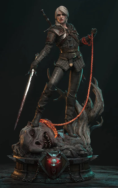 Estátua Colecionador - Ciri The Witcher