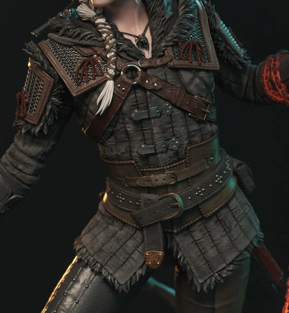 Estátua Colecionador - Ciri The Witcher