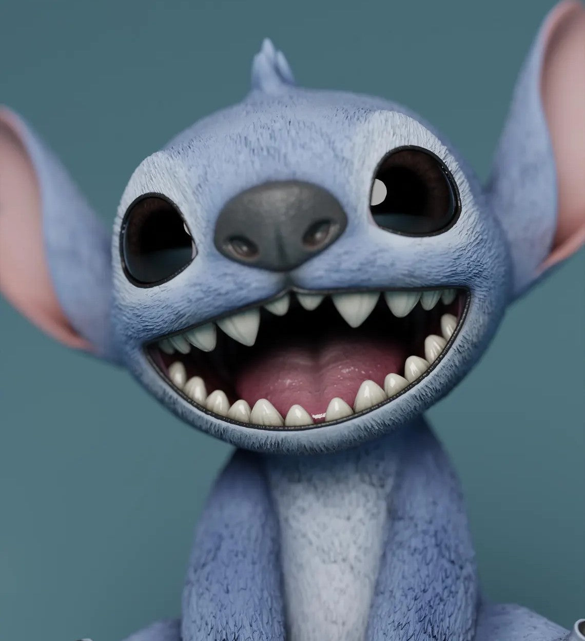 Estátua Colecionador - Stitch