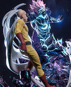 Estátua Colecionador - Saitama vs Boros