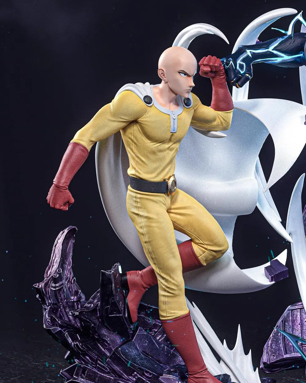 Estátua Colecionador - Saitama vs Boros