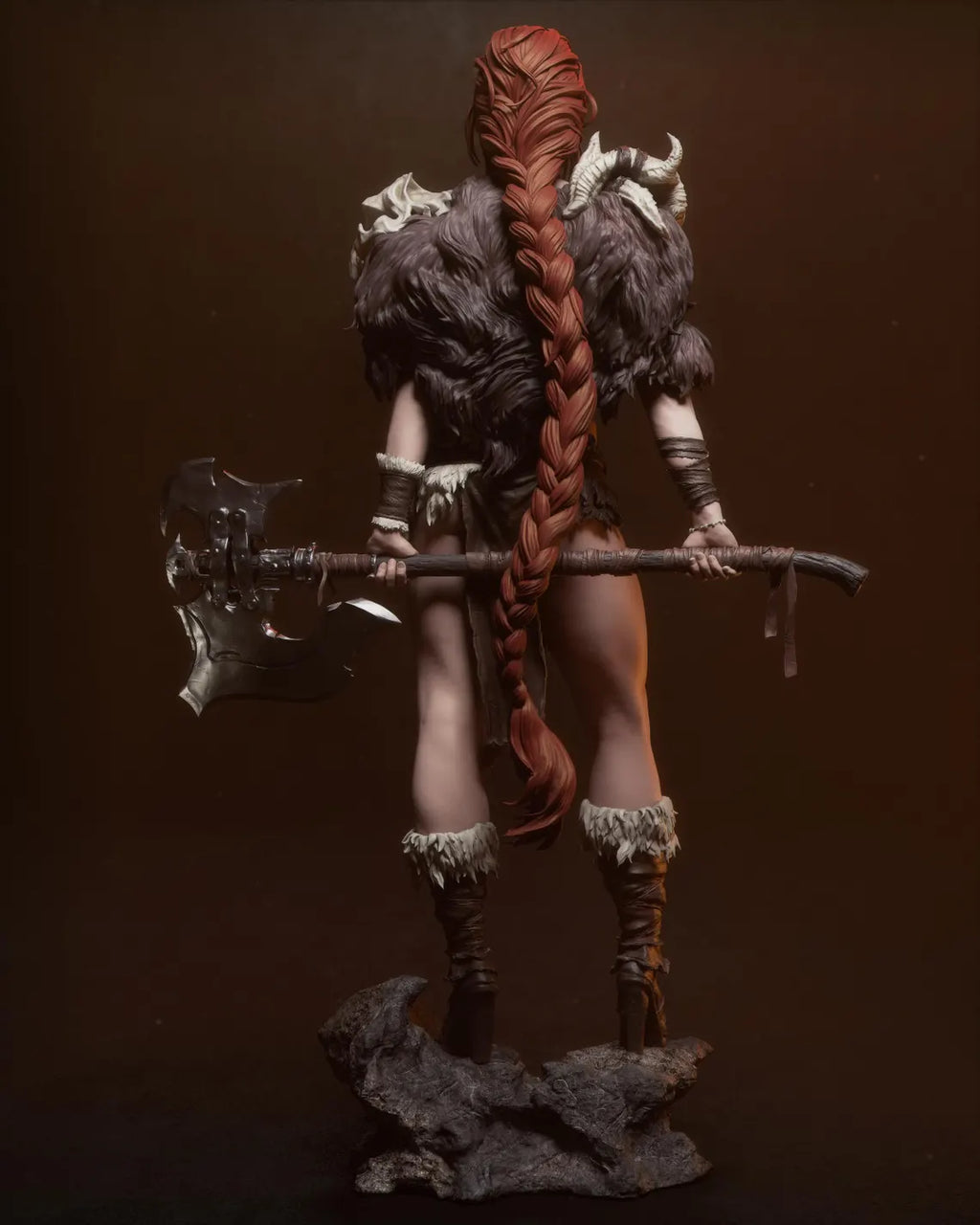 Estátua Colecionador - Rainha Bárbara