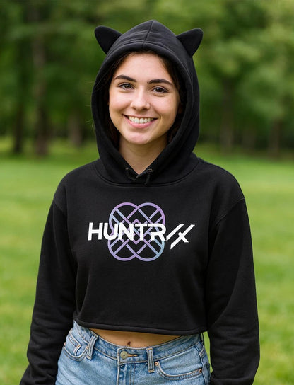 Blusa curta com Capuz KPop Huntrix