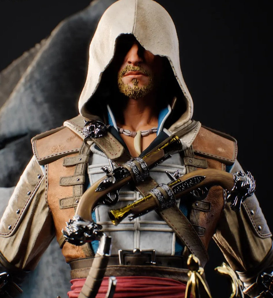 Estátua Colecionador - Edward Kenway - Assassin's Creed