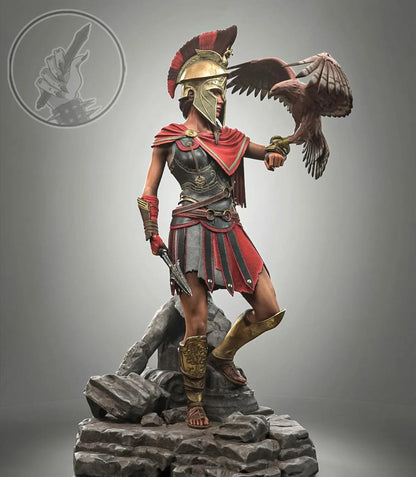 Estátua Colecionador - Kassandra - Assassin's Creed