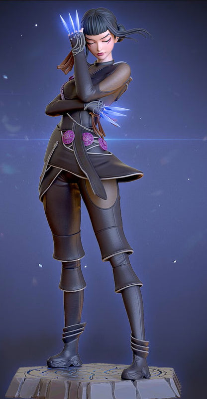 Estátua Colecionador - Zoey Versão Hunter KPop