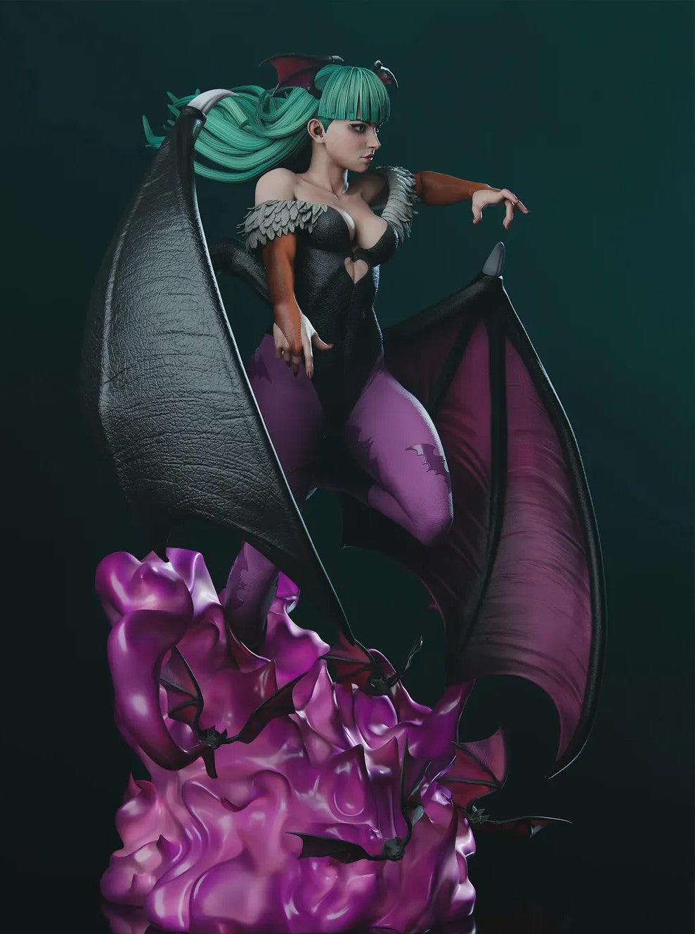 Collector's Statue - Morrigan Darkstalkers