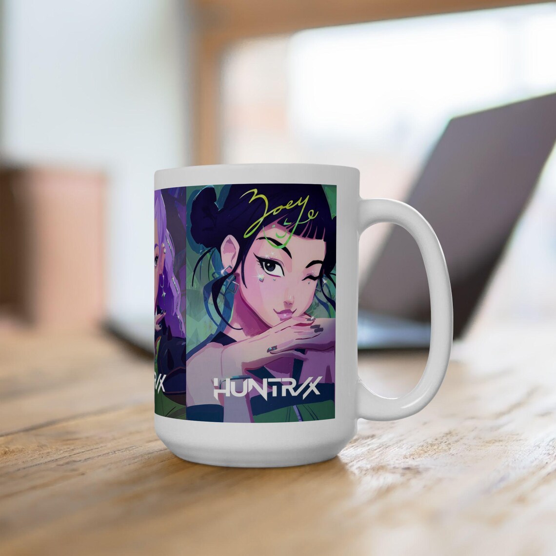 Caneca Edição Rumi, Zoey, Mira - KPop Demon Hunters