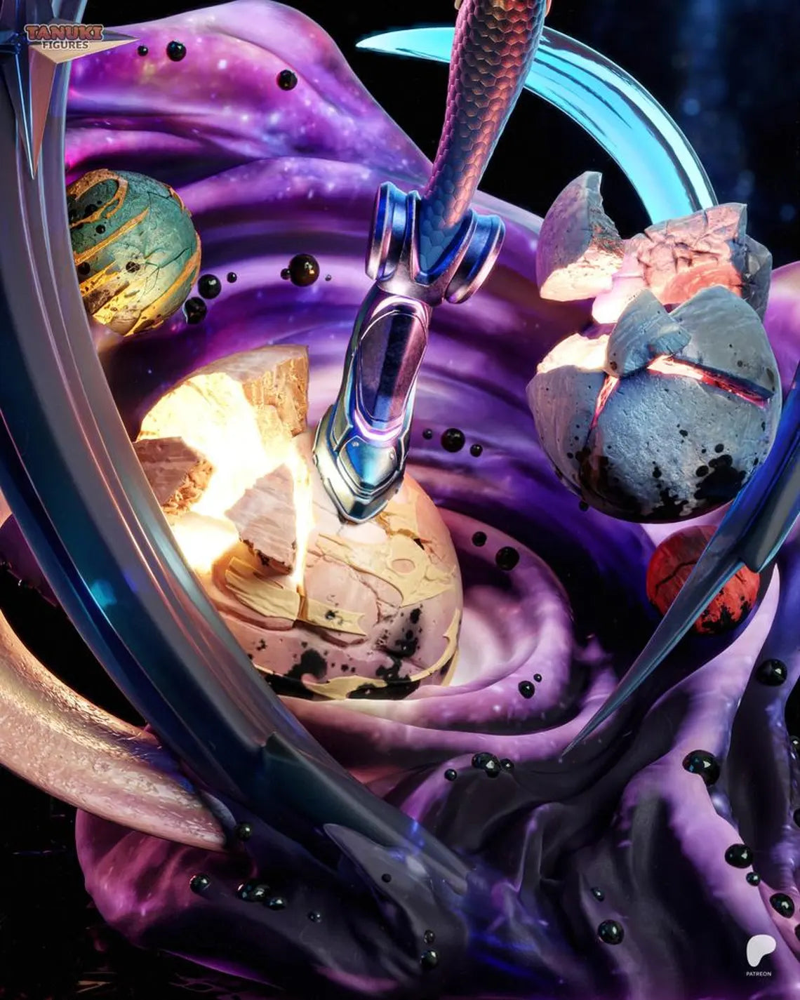 Estátua Colecionador - Galacta