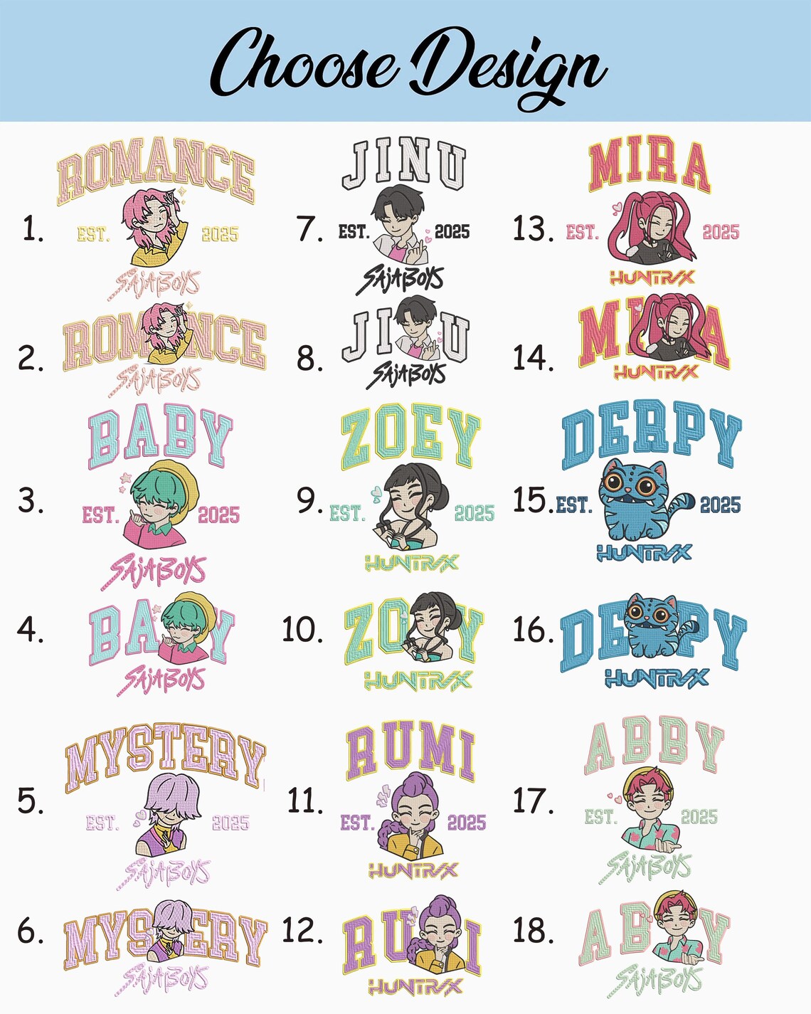 Roupa KPop Demon Hunters - Sweatshirts