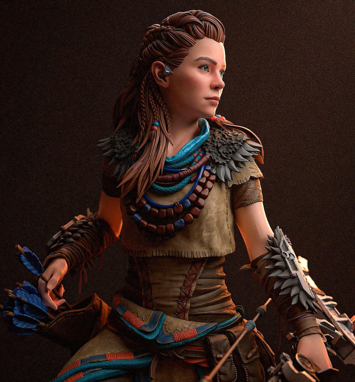 Estátua Colecionador - Aloy Horizon Zero Dawn