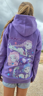 Roupa KPop Huntrix - Hoodie Roxo