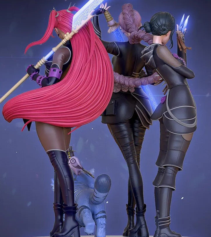 Estátua Colecionador - KPop Demon Hunters v2