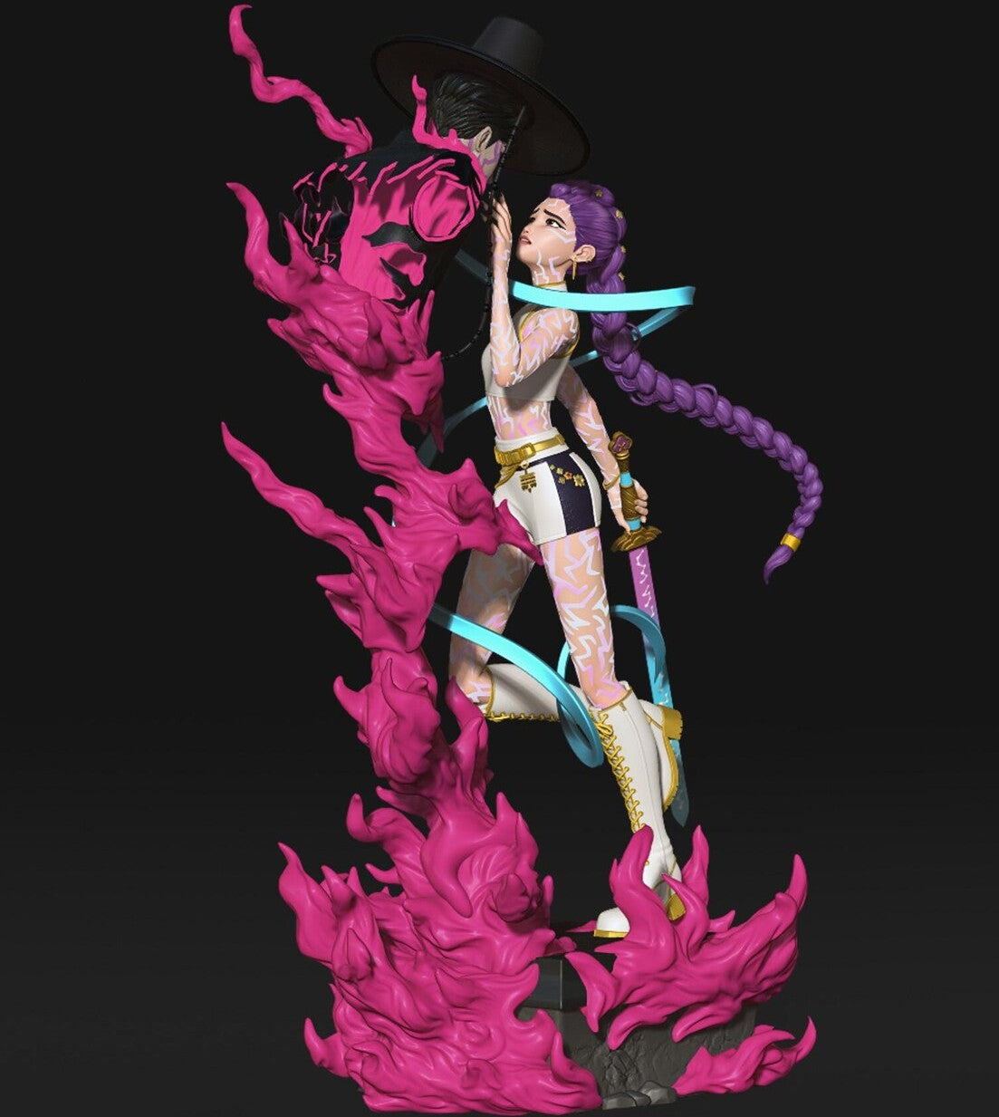 Estátua Colecionador - Rumi & Jinu KPop