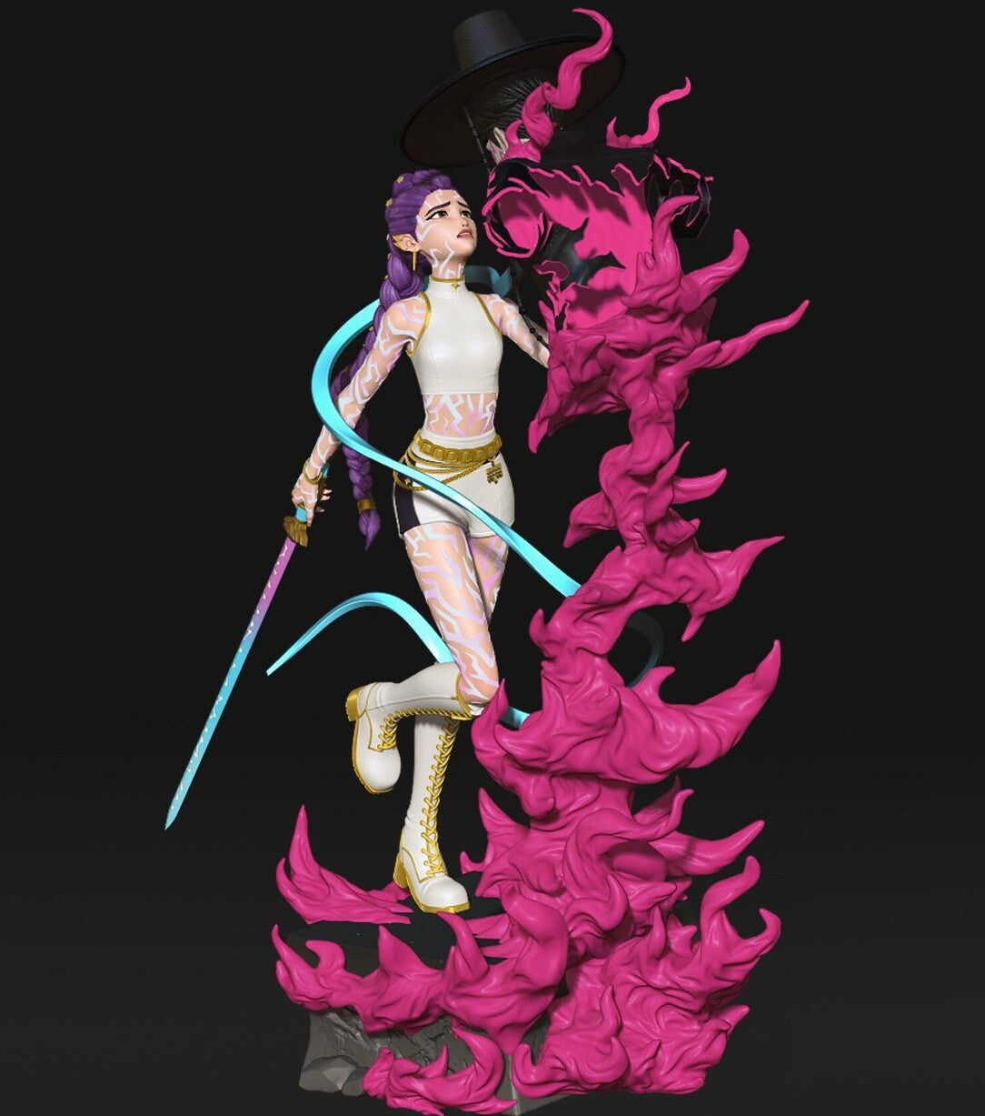 Estátua Colecionador - Rumi & Jinu KPop