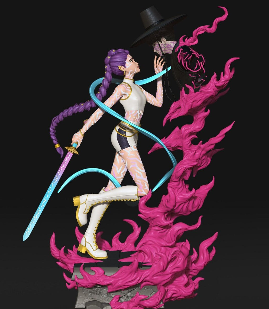 Estátua Colecionador - Rumi & Jinu KPop