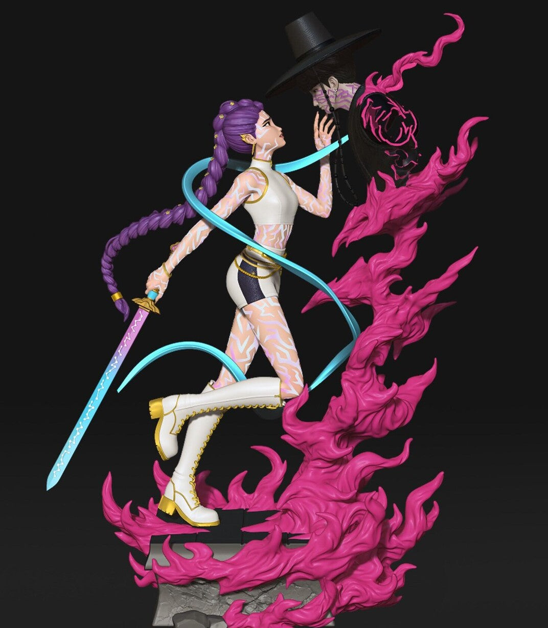 Estátua Colecionador - Rumi & Jinu KPop