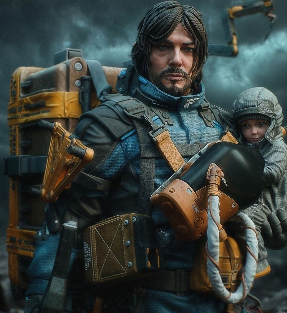 Estátua Colecionador - Sam Porter Bridges Death Sranding 2