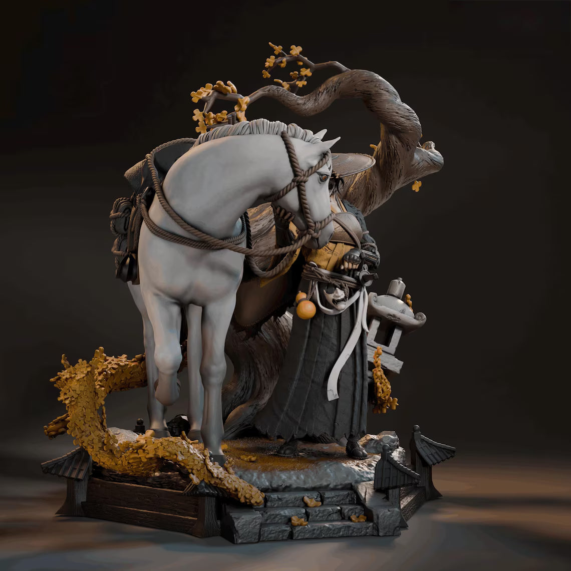 Estátua Colecionador - Atsu Ghost of Yotei v2