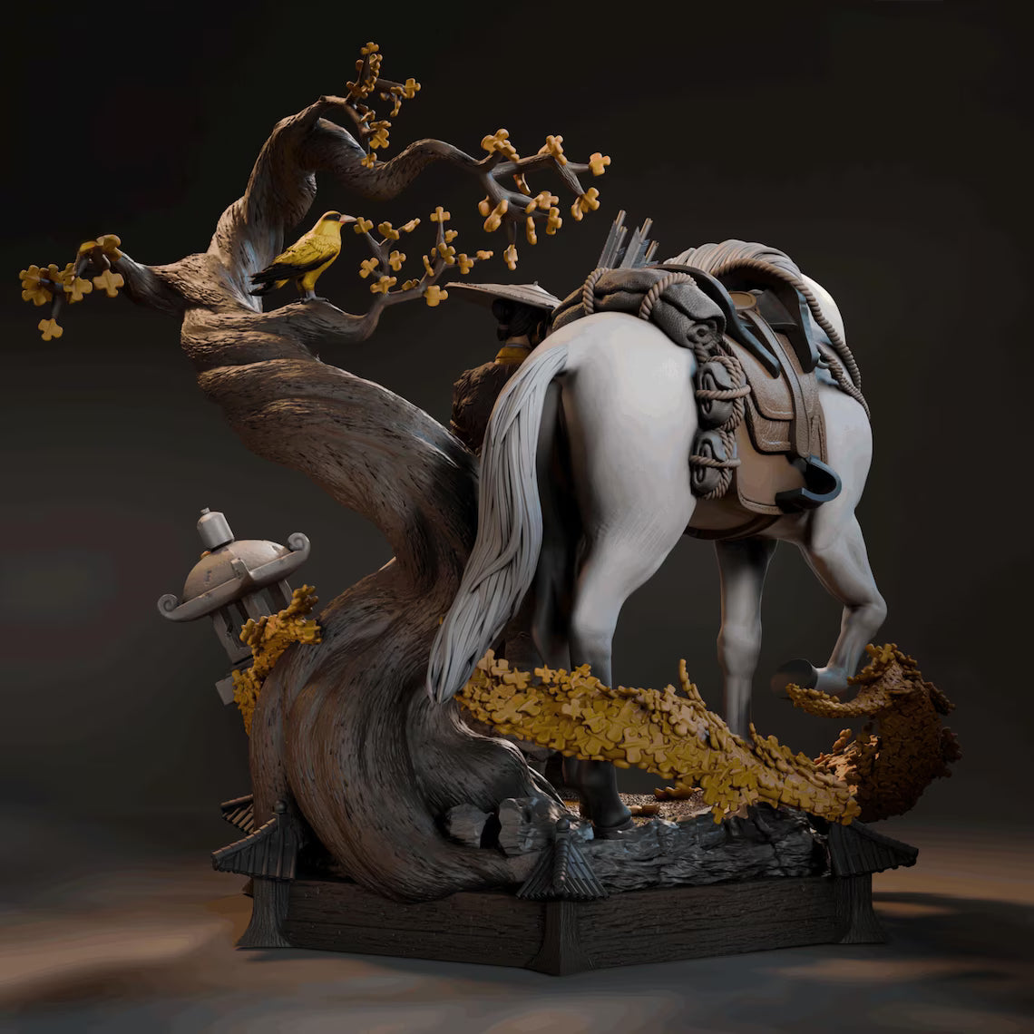 Estátua Colecionador - Atsu Ghost of Yotei v2