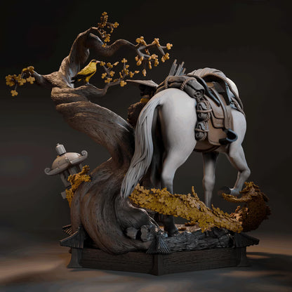 Estátua Colecionador - Atsu Ghost of Yotei v2