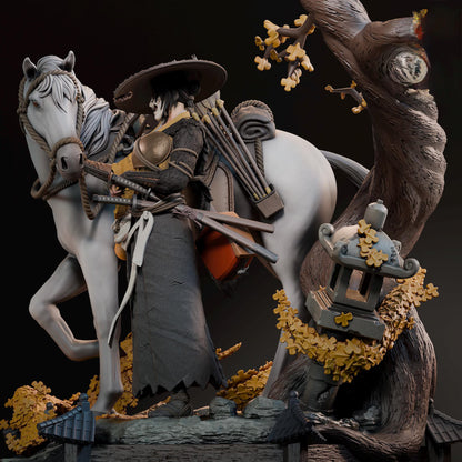 Estátua Colecionador - Atsu Ghost of Yotei v2