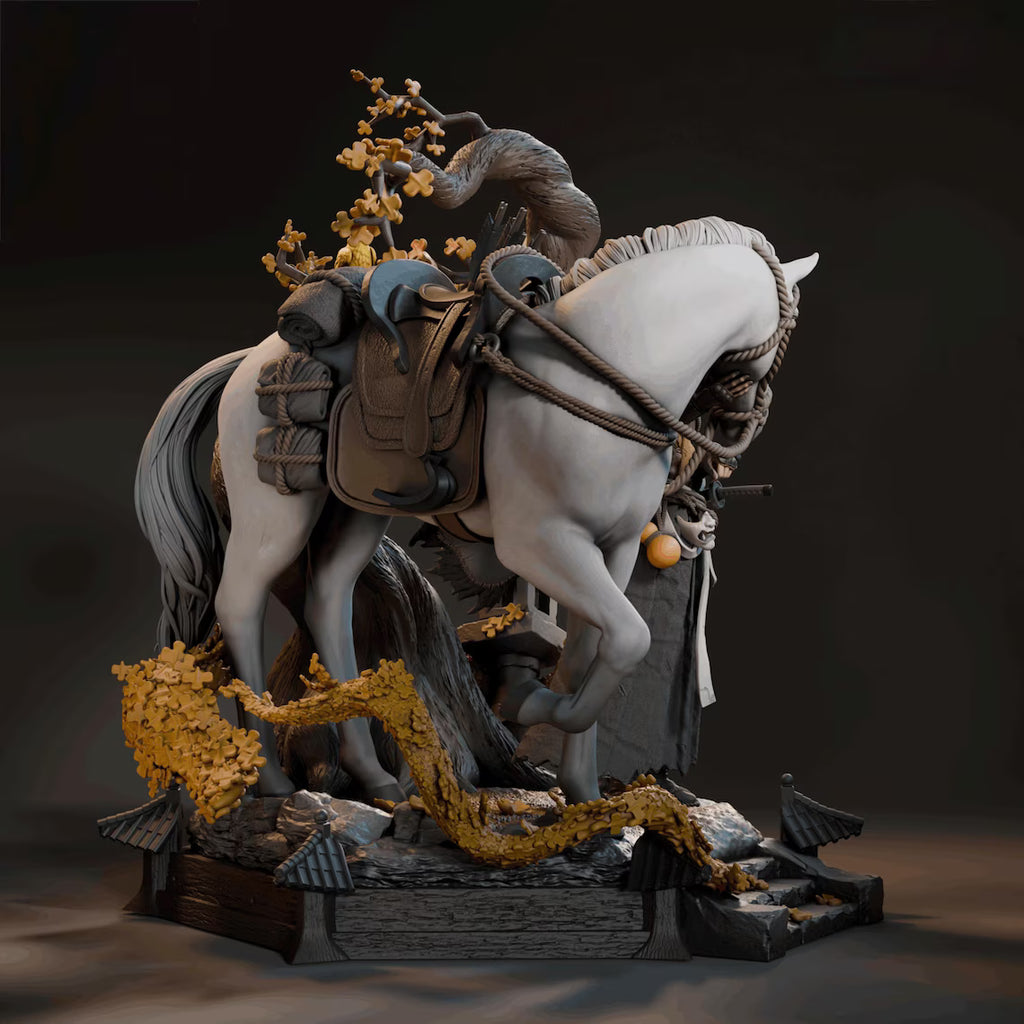 Estátua Colecionador - Atsu Ghost of Yotei v2