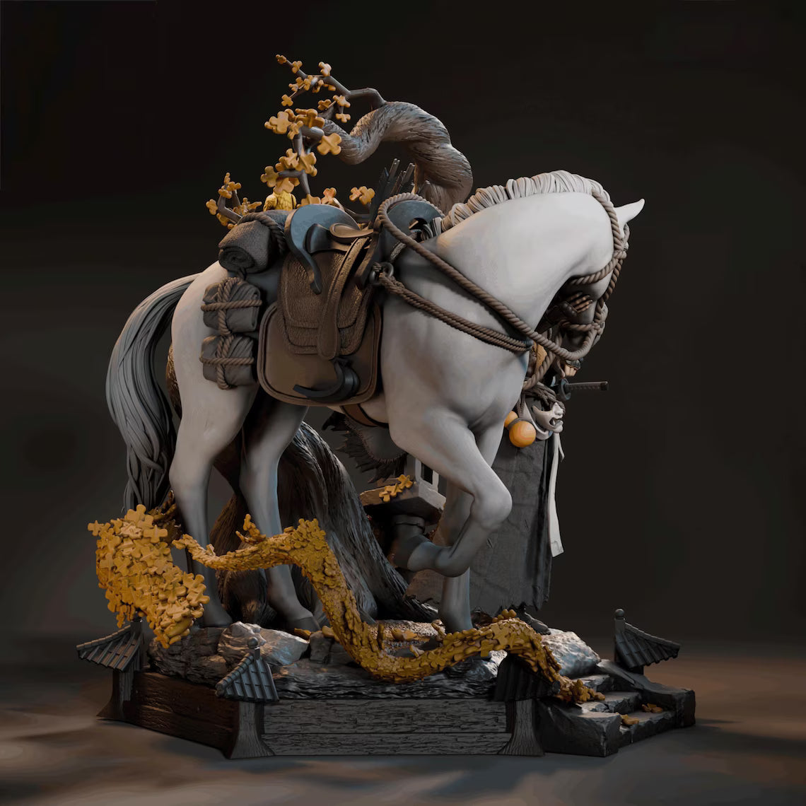 Estátua Colecionador - Atsu Ghost of Yotei v2