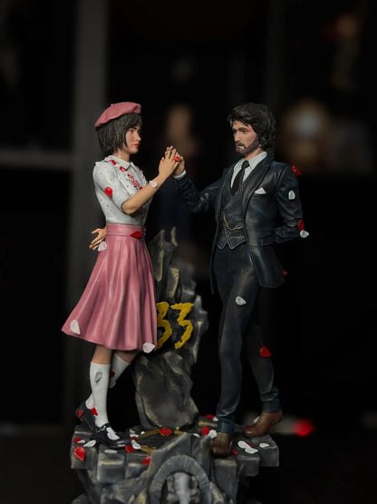 Estátua Colecionador - Gustave & Sophie - Clair Obscur: Expedition 33