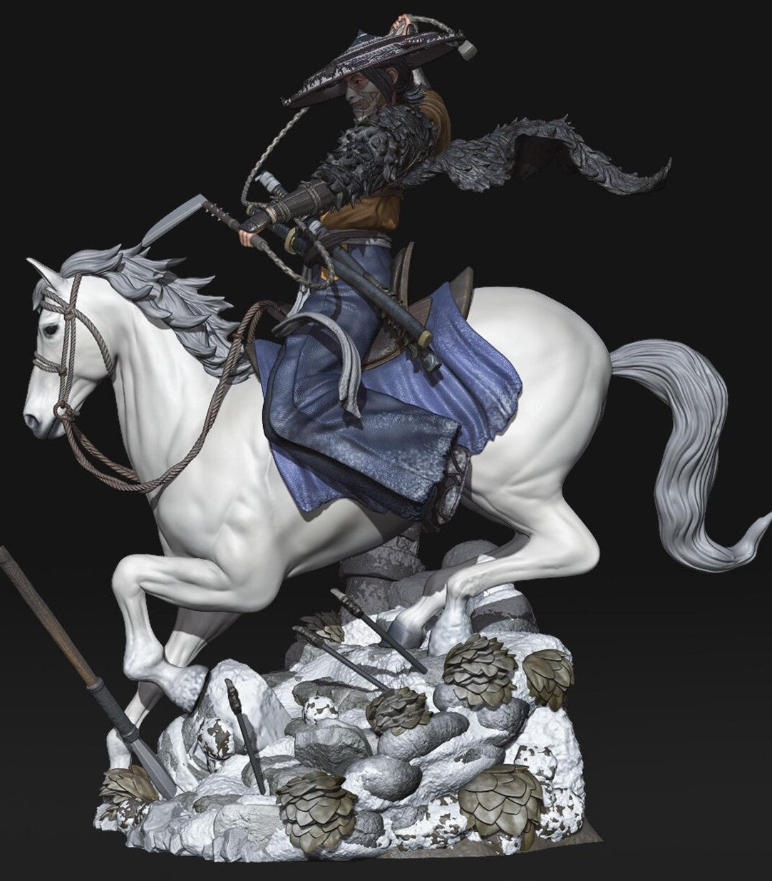 Estátua Colecionador - Atsu Ghost of Yotei