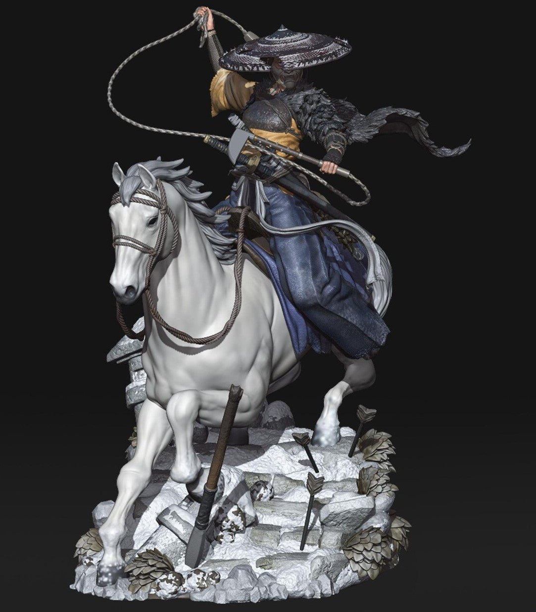 Estátua Colecionador - Atsu Ghost of Yotei