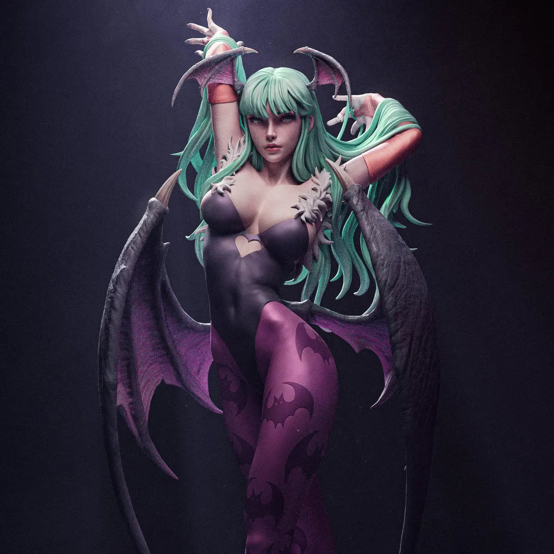 Collector's Statue - Morrigan Darkstalkers v2