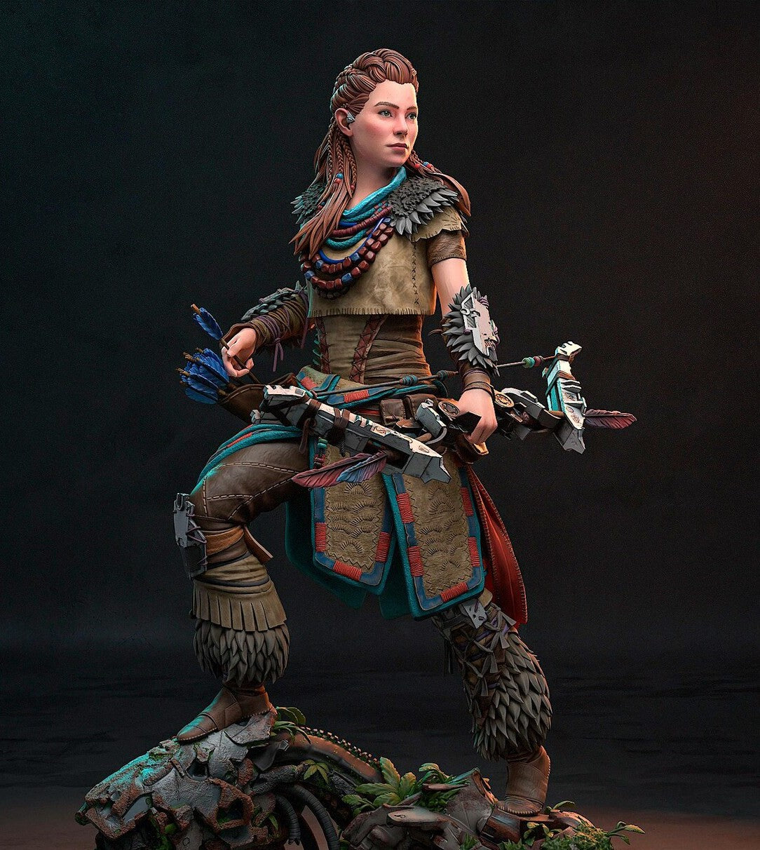 Estátua Colecionador - Aloy Horizon Zero Dawn