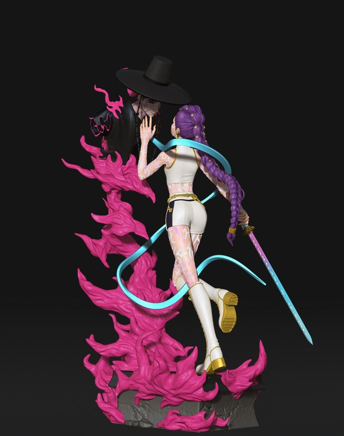 Estátua Colecionador - Rumi & Jinu KPop