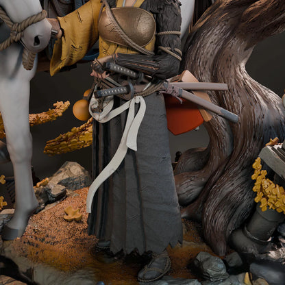 Estátua Colecionador - Atsu Ghost of Yotei v2