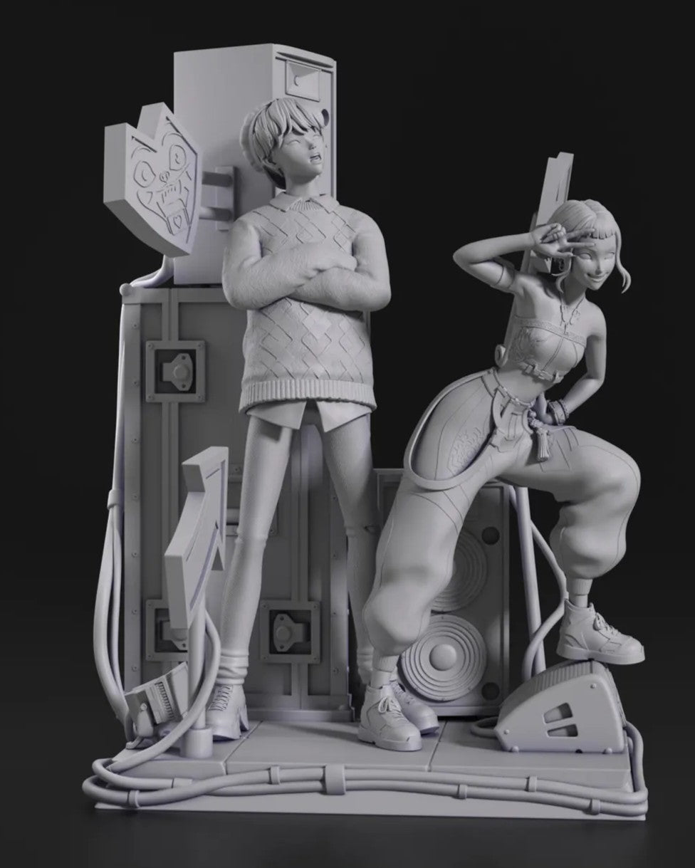 Estátua Colecionador - Zoey & Baby Saja KPop