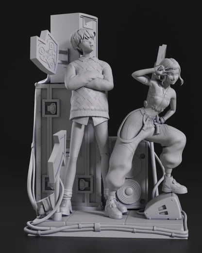 Estátua Colecionador - Zoey & Baby Saja KPop