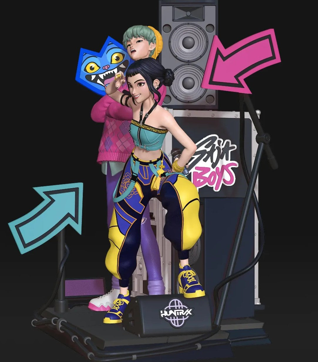 Estátua Colecionador - Zoey & Baby Saja KPop