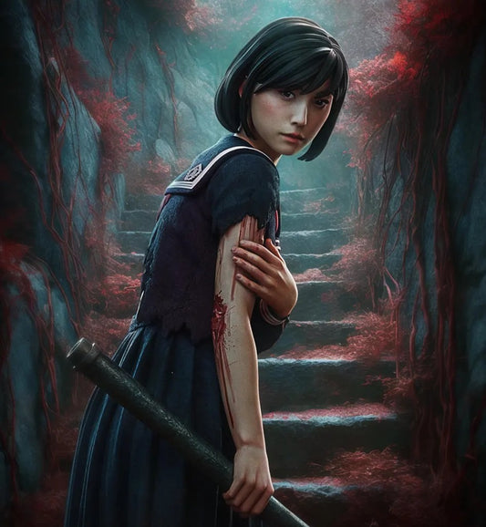 Estátua Colecionador - Hinako Silent Hill f