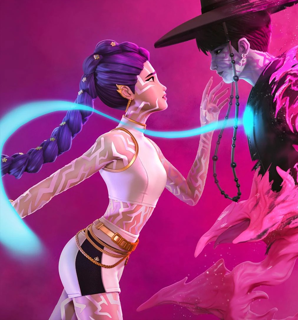 Estátua Colecionador - Rumi & Jinu KPop