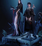 Estátua Colecionador - Wednesday & Morticia - A Família Addams