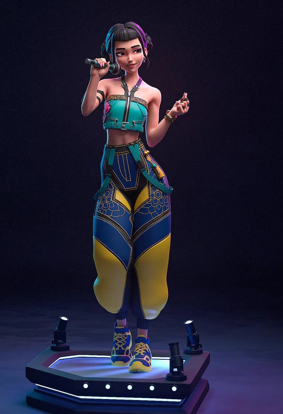 Estátua Colecionador - Zoey v5 KPop